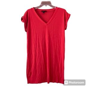 Forever 21 Woman’s Medium Orange Casual Pullover   Shirt/Dress